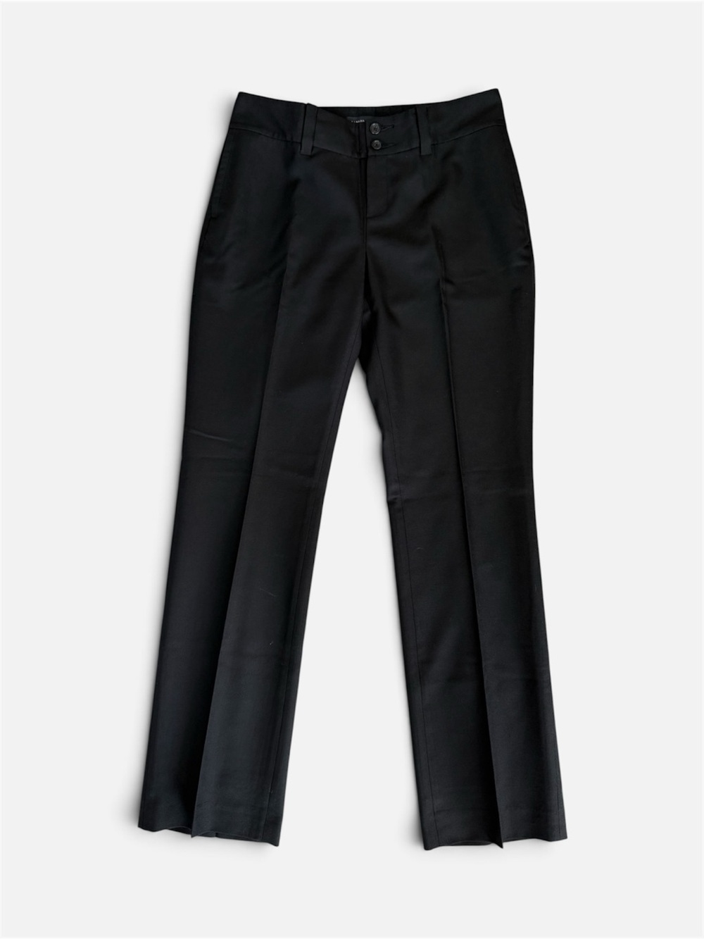 Banana Republic Martin Fit Black Wool Silk Blend Dress Pants Trouser